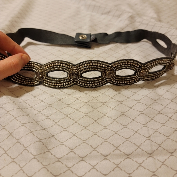Beaded waist accent belt size small - Picture 3 of 3